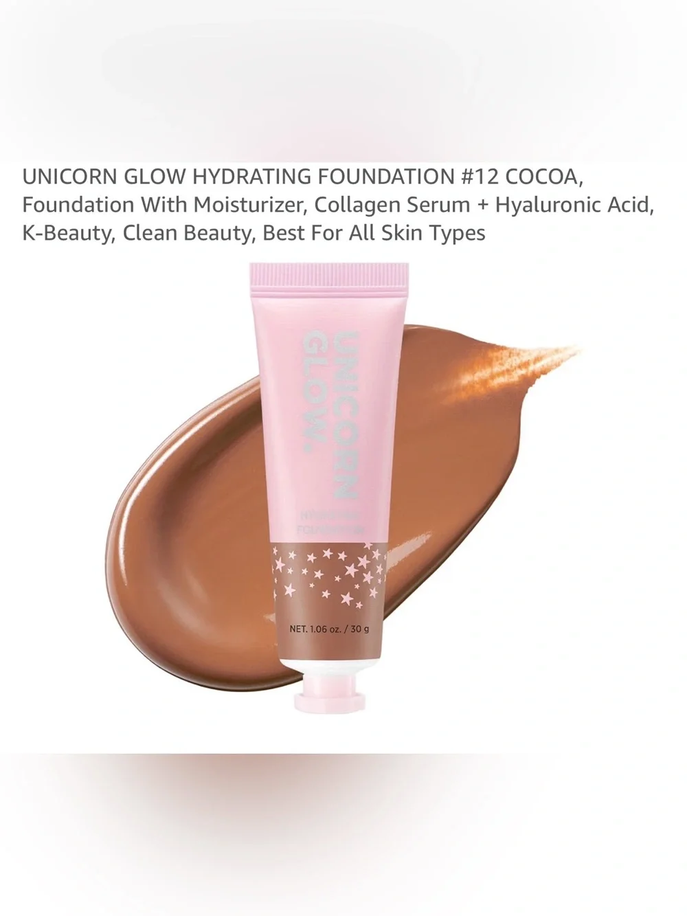 59 Pieces MSRP $472 Hydrating Foundation - Cocoa (#12)